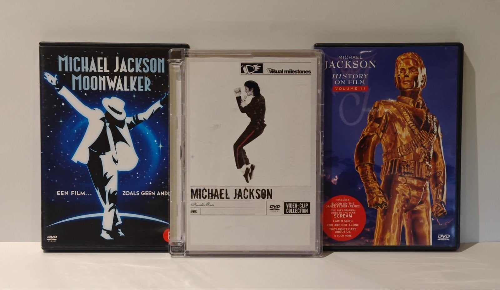 Michael Jackson DVD‑Set Moonwalker Number Ones History vol 2, Cd's en Dvd's, Ophalen of Verzenden