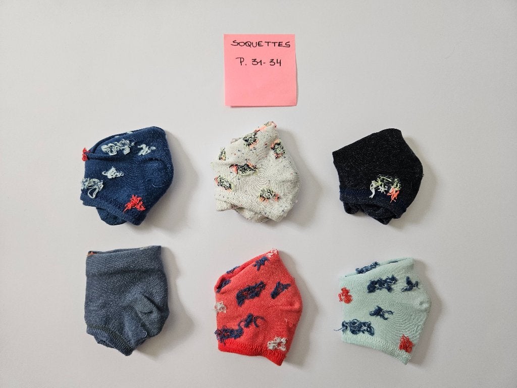 A DONNER - SOQUETTES GARCON - P.31-34, Enlèvement, Utilisé, Garçon, Chaussettes