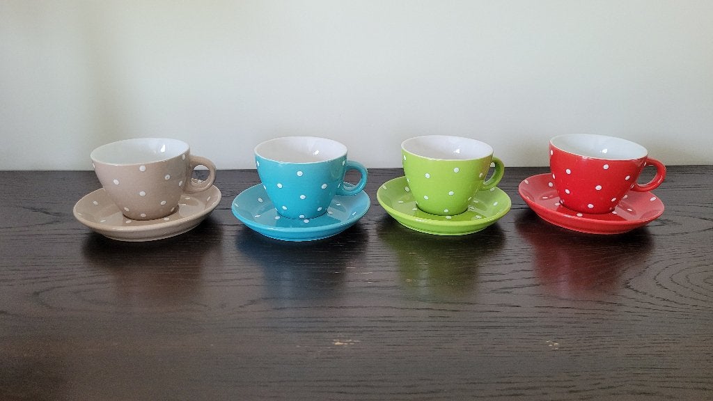 sachets de café colorés à pois - union pacific, Enlèvement