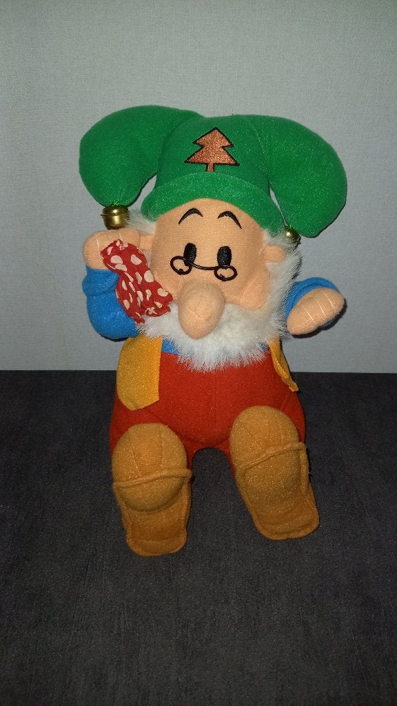 Kabouter Plop kerstmis knuffel, Kinderen en Baby's, Ophalen of Verzenden, Gebruikt