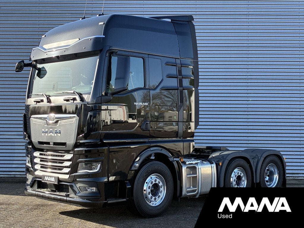 MAN TGX 26.540 6x2/4 BL SA Alcoa's PTO Camera Koelkast Stand, Noir, 2 portes, Diesel, Automatique
