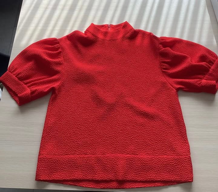 Essentiel Antwerp rode top – maat 34, Vêtements | Femmes, Rouge, Manches courtes, Comme neuf, Enlèvement
