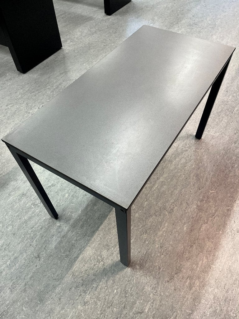 Bureautafels - HPL blad & stalen onderstel, Bureau d'écolier, 120 cm, Autres matériaux, Comme neuf
