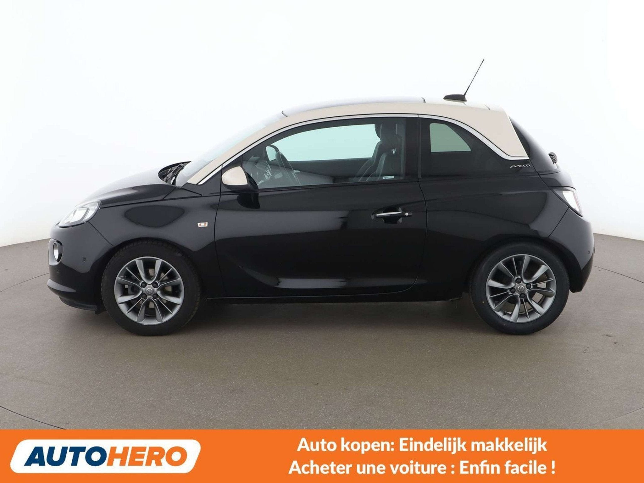 Opel ADAM 1.4 Glam (année de construction 2017), Autos, 118 g/km, Bluetooth, 87 ch, Noir