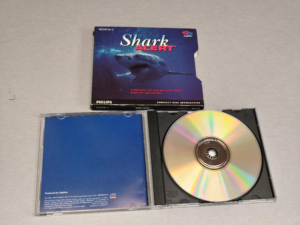 Philips CD-i Shark Alert complet avec étui, Enlèvement ou Envoi, Utilisé, Autres genres