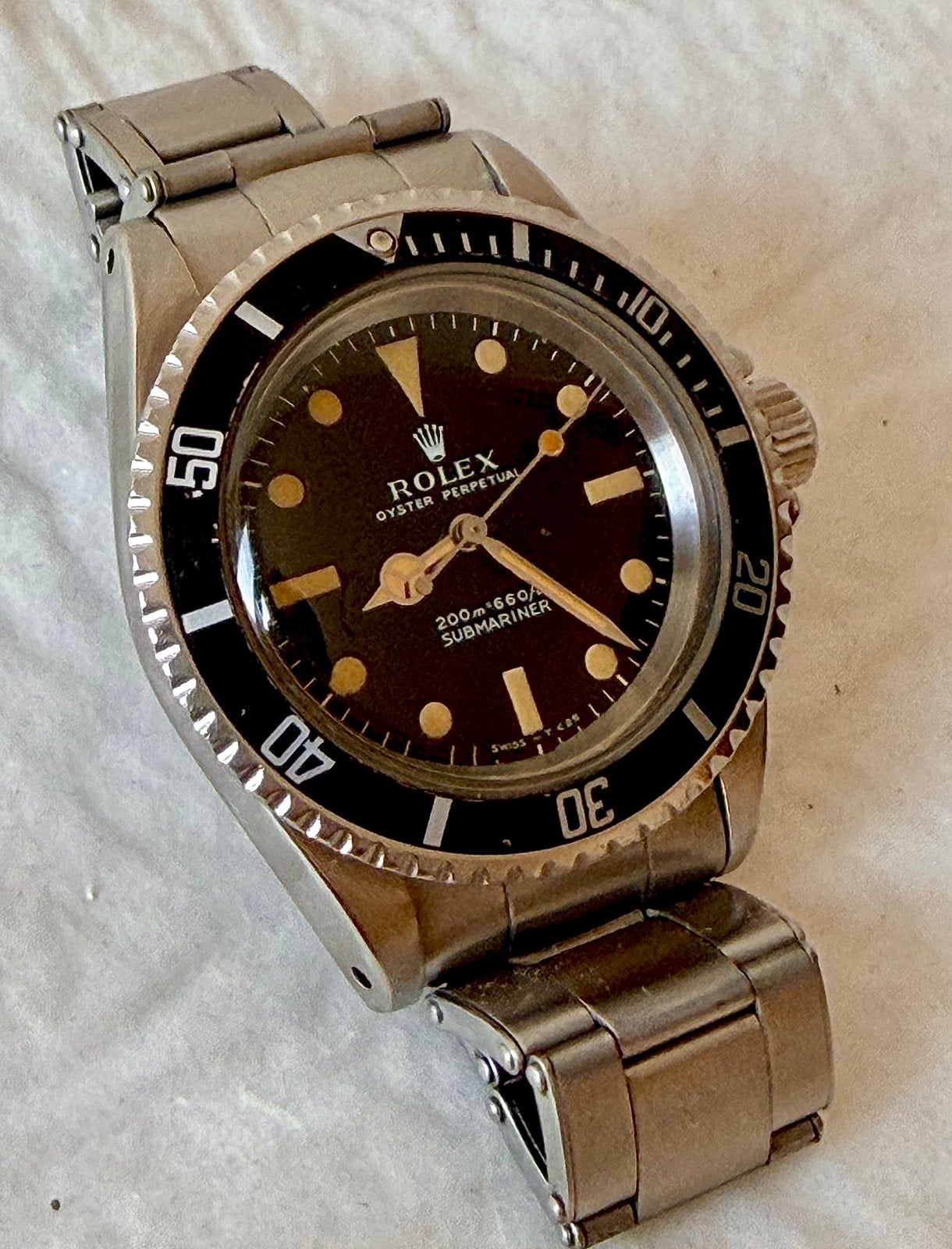 Rolex 5513 meter eerste volledige set, Ophalen of Verzenden, Zo goed als nieuw