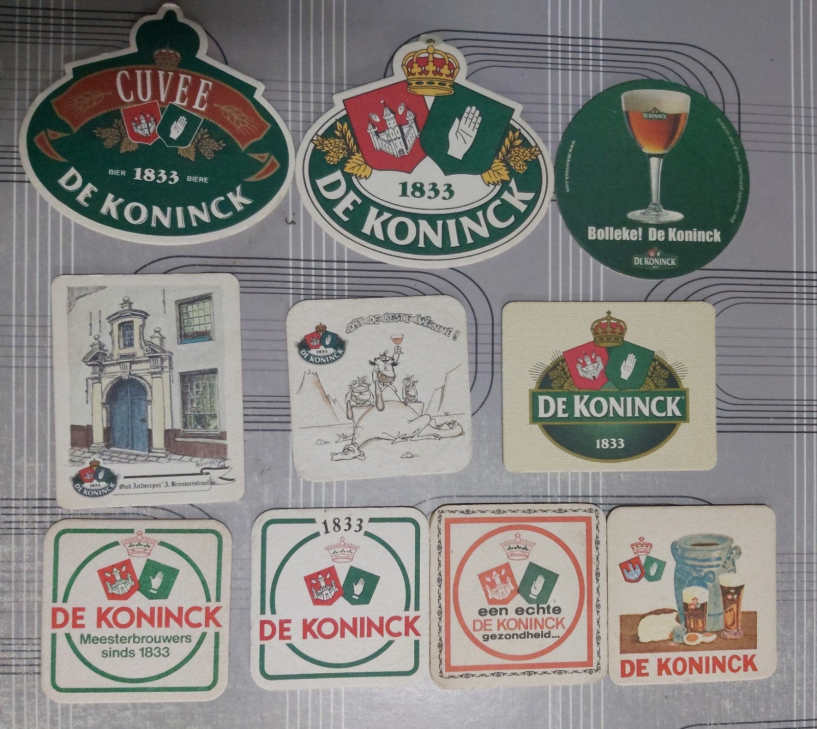 De koninck bierviltjes 30 stuks, Ophalen of Verzenden, De Koninck