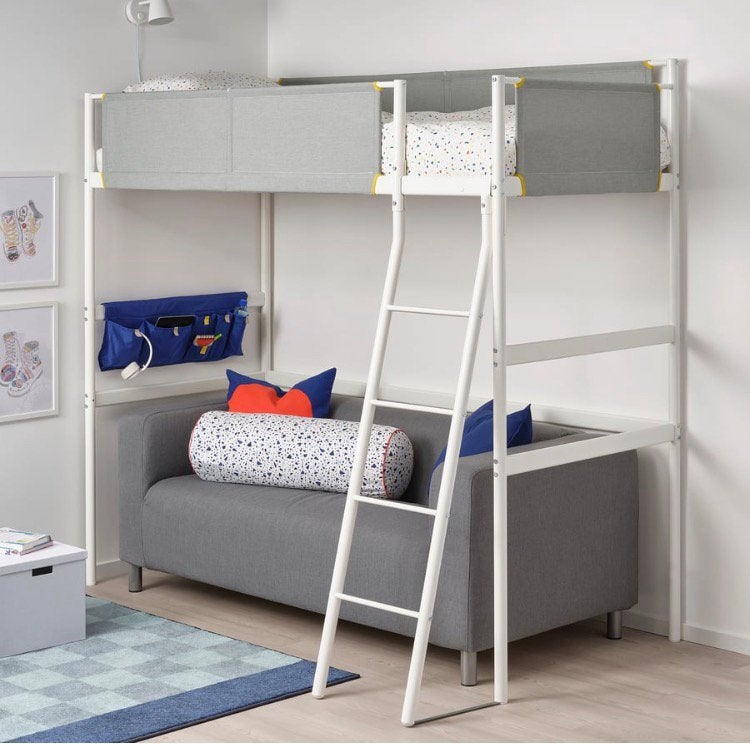 Vitval Hoogslaper Ikea, Huis en Inrichting, Ophalen, Gebruikt, Eenpersoons, 200 cm