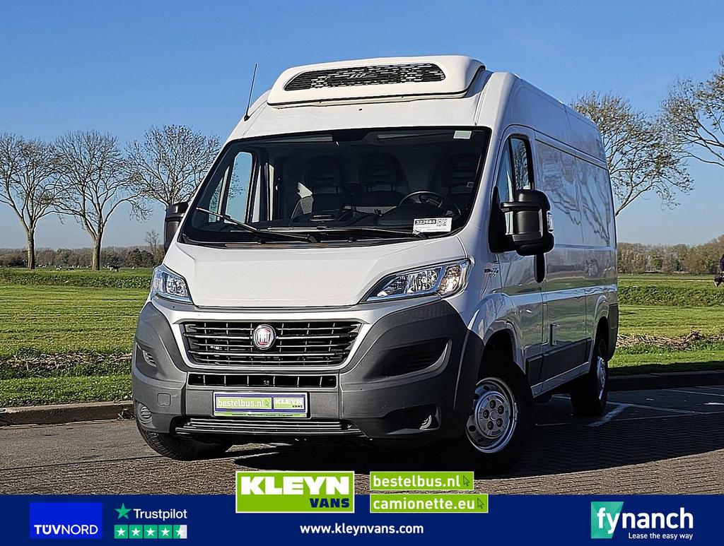 Fiat DUCATO 2.3 L2H2 Koelwagen FRIGO, Auto's, Bestelwagens en Lichte vracht, Wit, Bedrijf, Cruise Control, Handgeschakeld