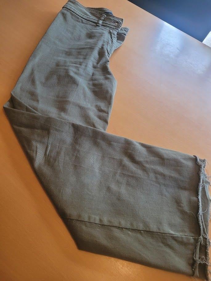 khaki broek 38, Kleding | Dames, Broeken en Pantalons, Maat 38/40 (M), Ophalen of Verzenden, Zo goed als nieuw, Lang