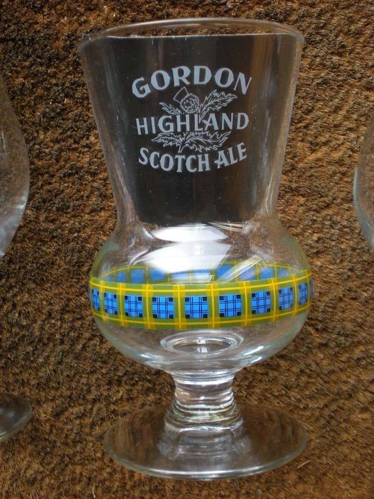 Gordon Highland Scotch Ale, Collections, Marques de bière, Enlèvement ou Envoi, Comme neuf, Verre ou Verres