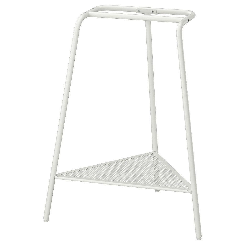 2 x IKEA TILLSLAG Schraag wit metaal volledig nieuw in doos, Neuf, Scandinave, Bureau d'ordinateur, Métal