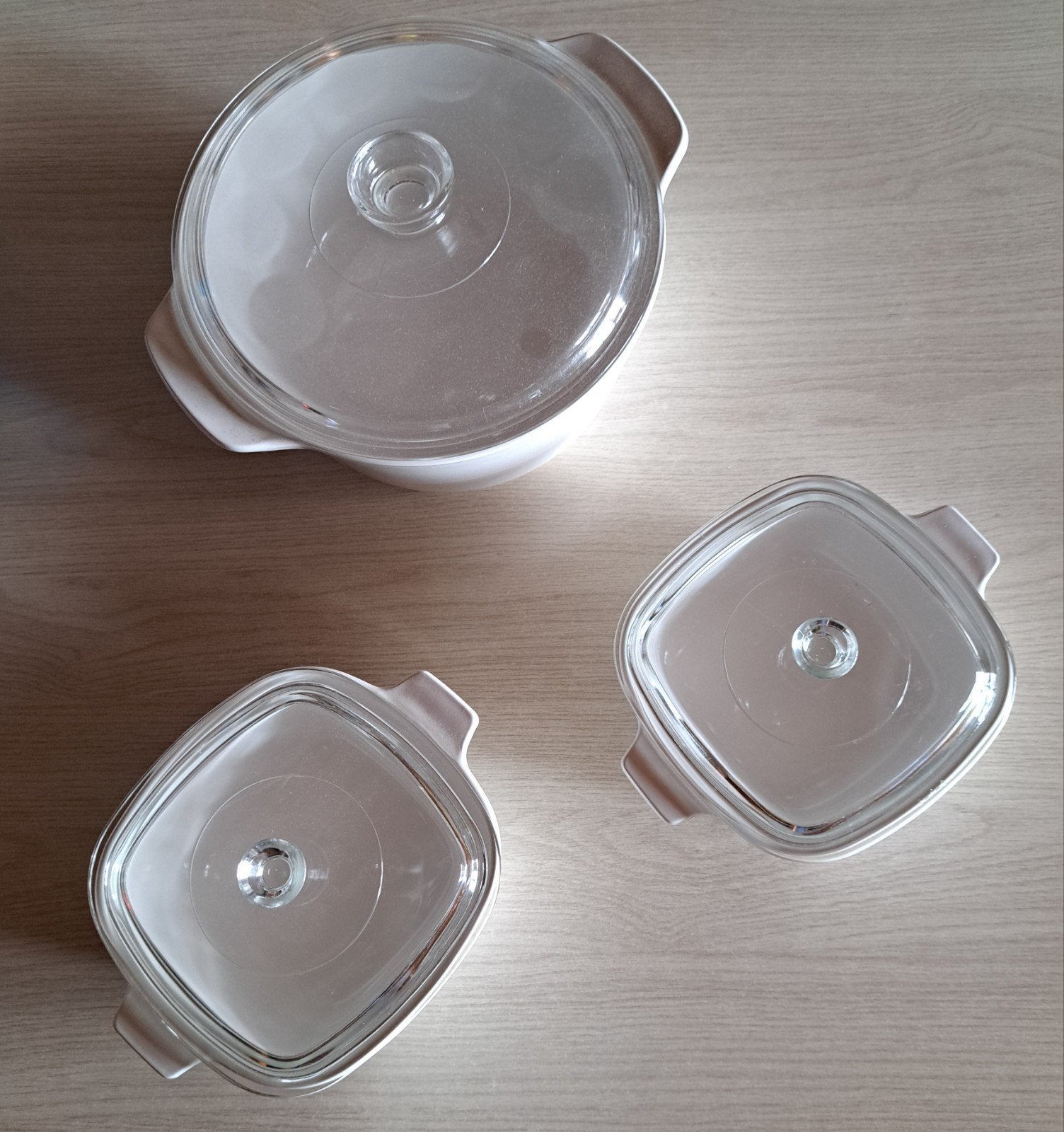 Lot de 4 plats dont 2 Pyroflam., Ophalen