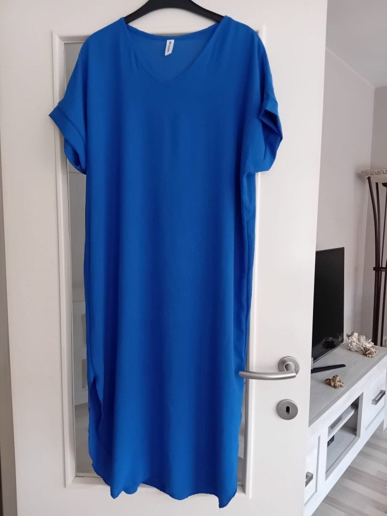 Luchtig zomerkleed, Kleding | Dames, Jurken, Ophalen, Blauw, Maat 42/44 (L), Nieuw