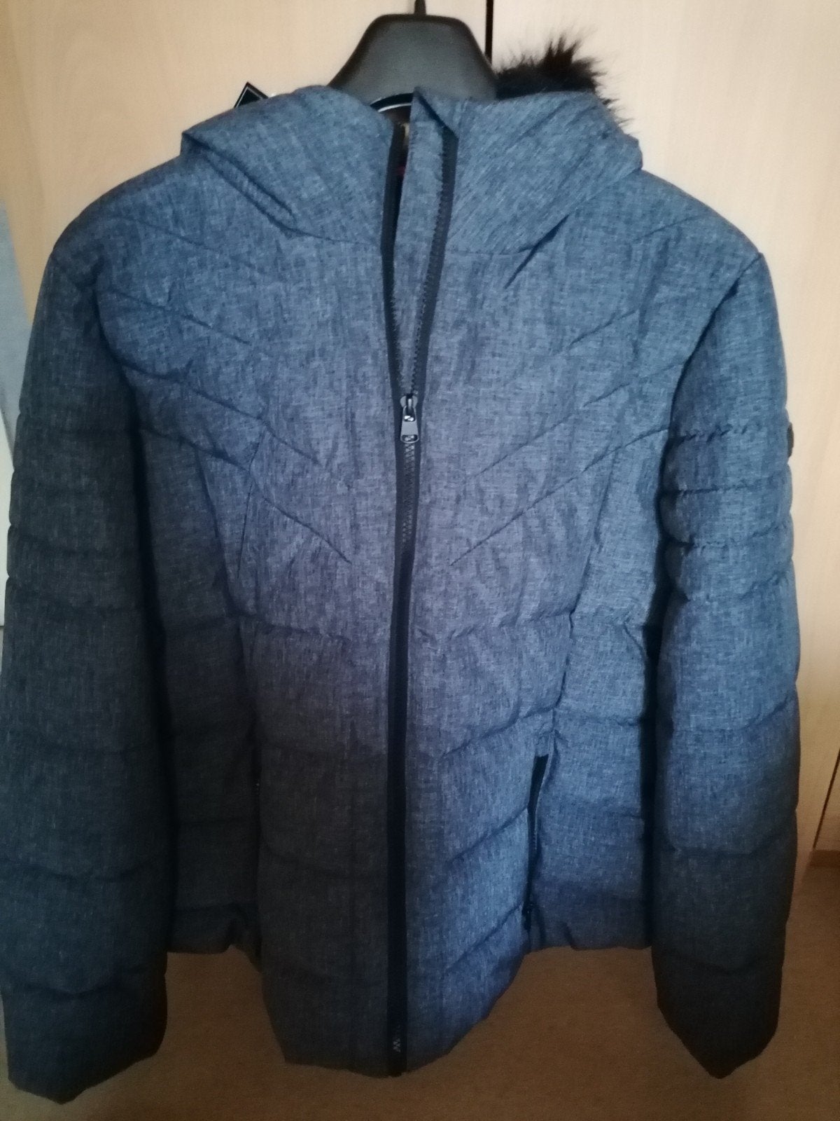 winterjas Esprit, Kleding | Dames, Jassen | Winter, Ophalen, Blauw, Maat 42/44 (L), Nieuw