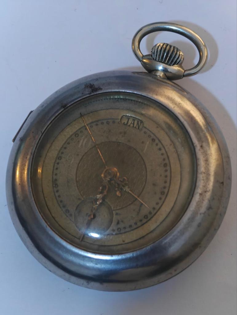 Antiek zakhorloge, Handtassen en Accessoires, Horloges | Antiek, Staal