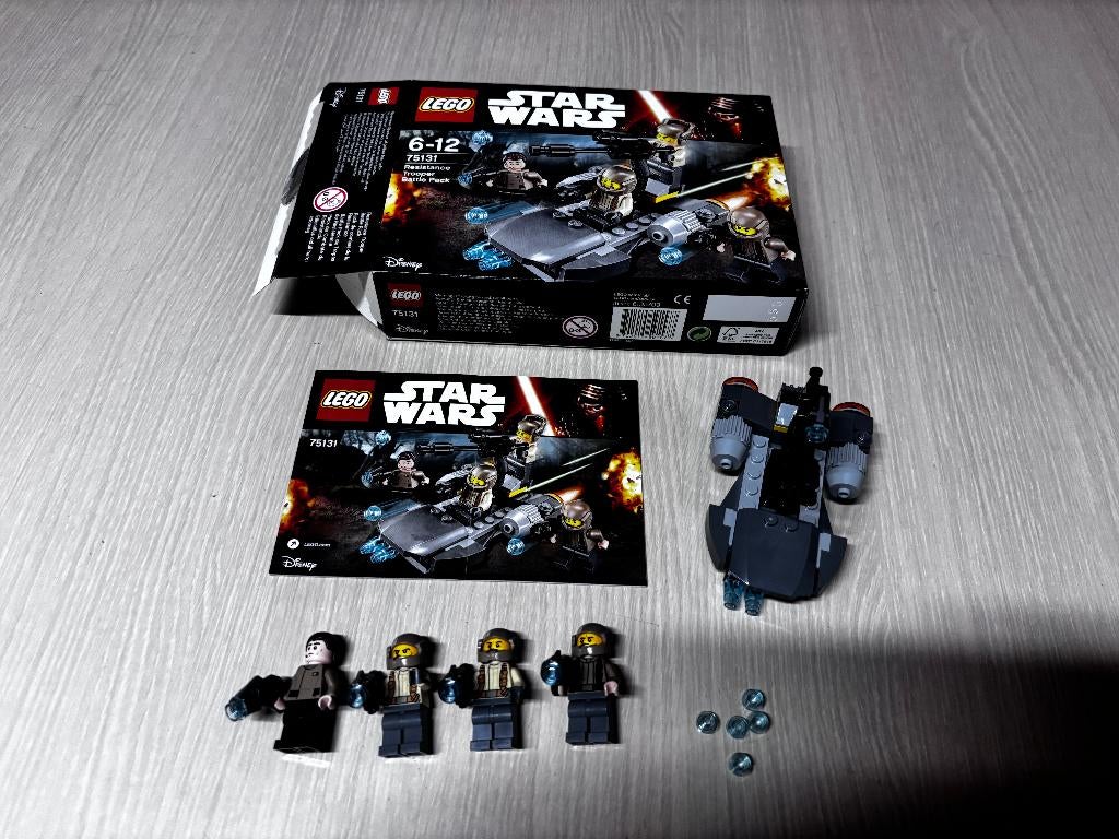 Lego Star Wars 75131 Resistance Trooper Battle pack, Star Wars, Lego, Ophalen of Verzenden, Zo goed als nieuw
