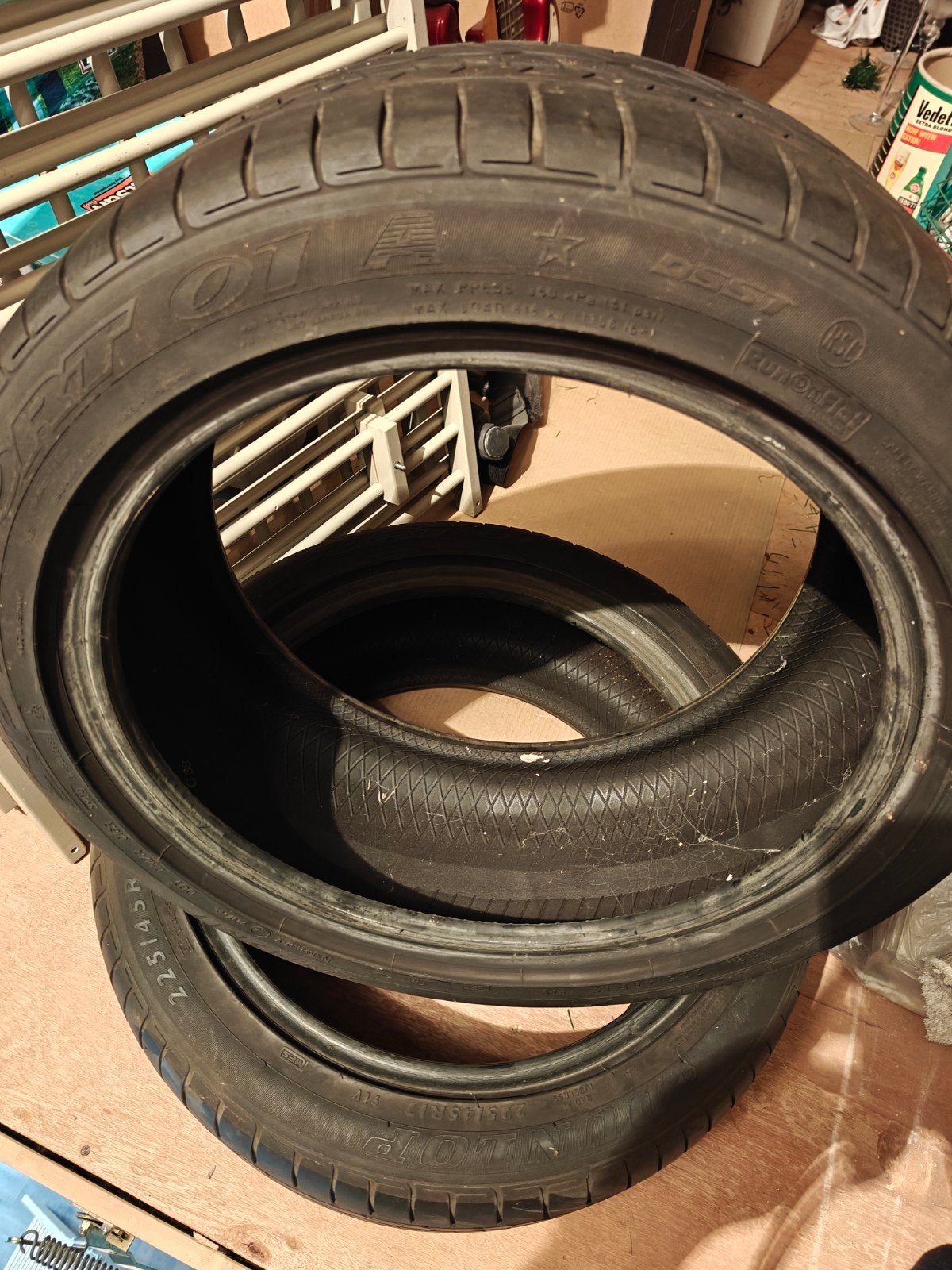 Dunlop sport 01, Auto diversen, Ophalen, Zo goed als nieuw