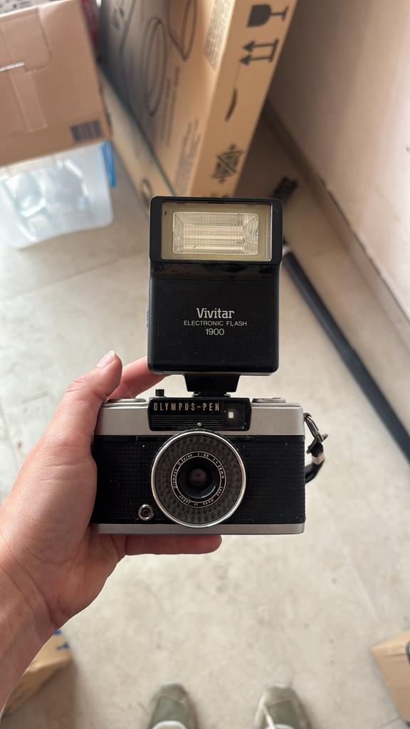 Olympus Pen, Audio, Tv en Foto, Fotocamera's Analoog, Ophalen, Zo goed als nieuw, Olympus
