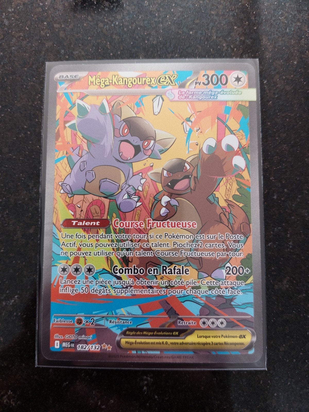 Carte Pokémon / Méga-Kangourex Ex-182/132-Méga-Évolution, Ophalen of Verzenden, Nieuw, Booster