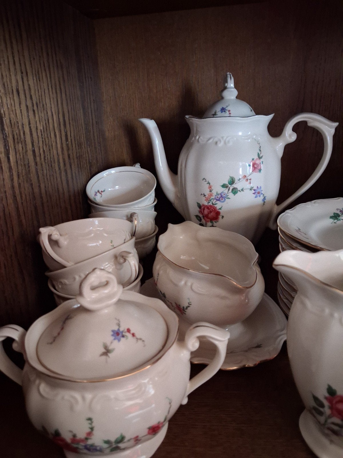oud servies, Ophalen
