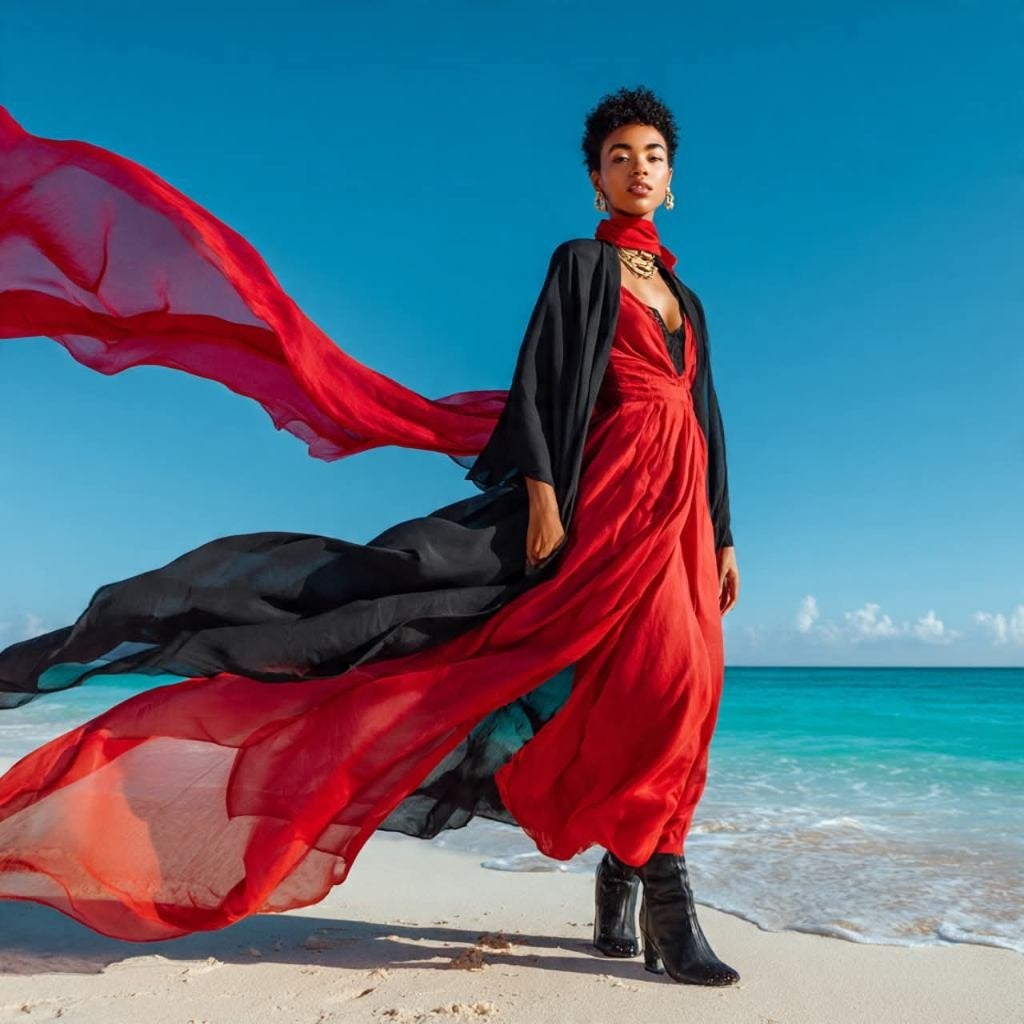 Tenue : robe rouge et gilet noir, pull, gilet, neufs, Vêtements | Femmes, Neuf, Taille 38/40 (M), Enlèvement ou Envoi, Autres types