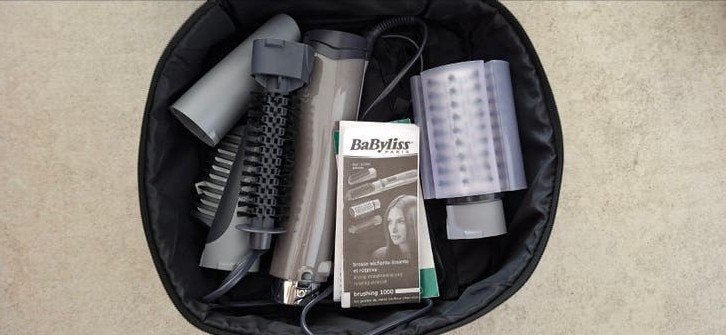 BaByliss haardroger, haarborstel en stijler brushing 1000, Ophalen of Verzenden, Zo goed als nieuw
