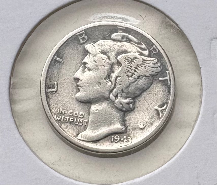 Zilver Dime 1943 USA, Postzegels en Munten, Munten | Amerika, Ophalen of Verzenden, Zilver