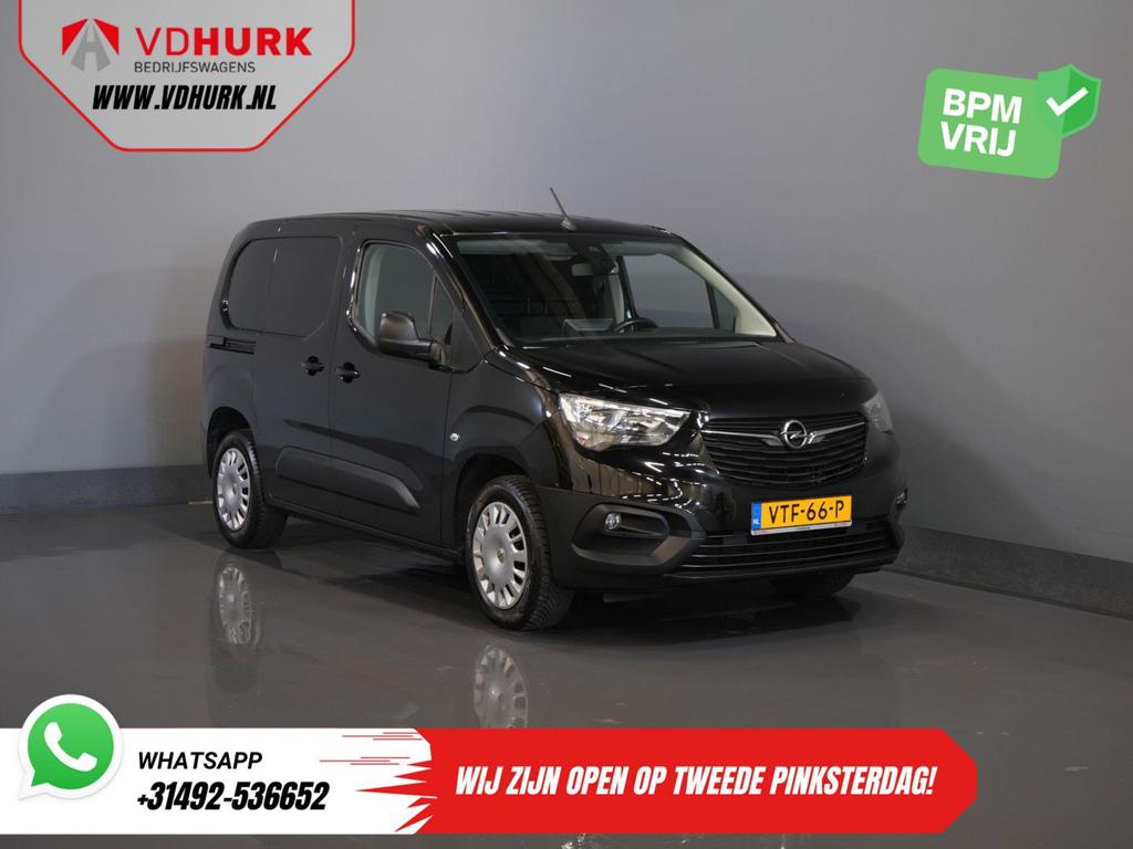Opel Combo 1.5D 130 pk Aut. NL Auto/ Stuurverw./ Carplay/ Ca, Auto's, Bestelwagens en Lichte vracht, Automaat, Zwart, Bedrijf