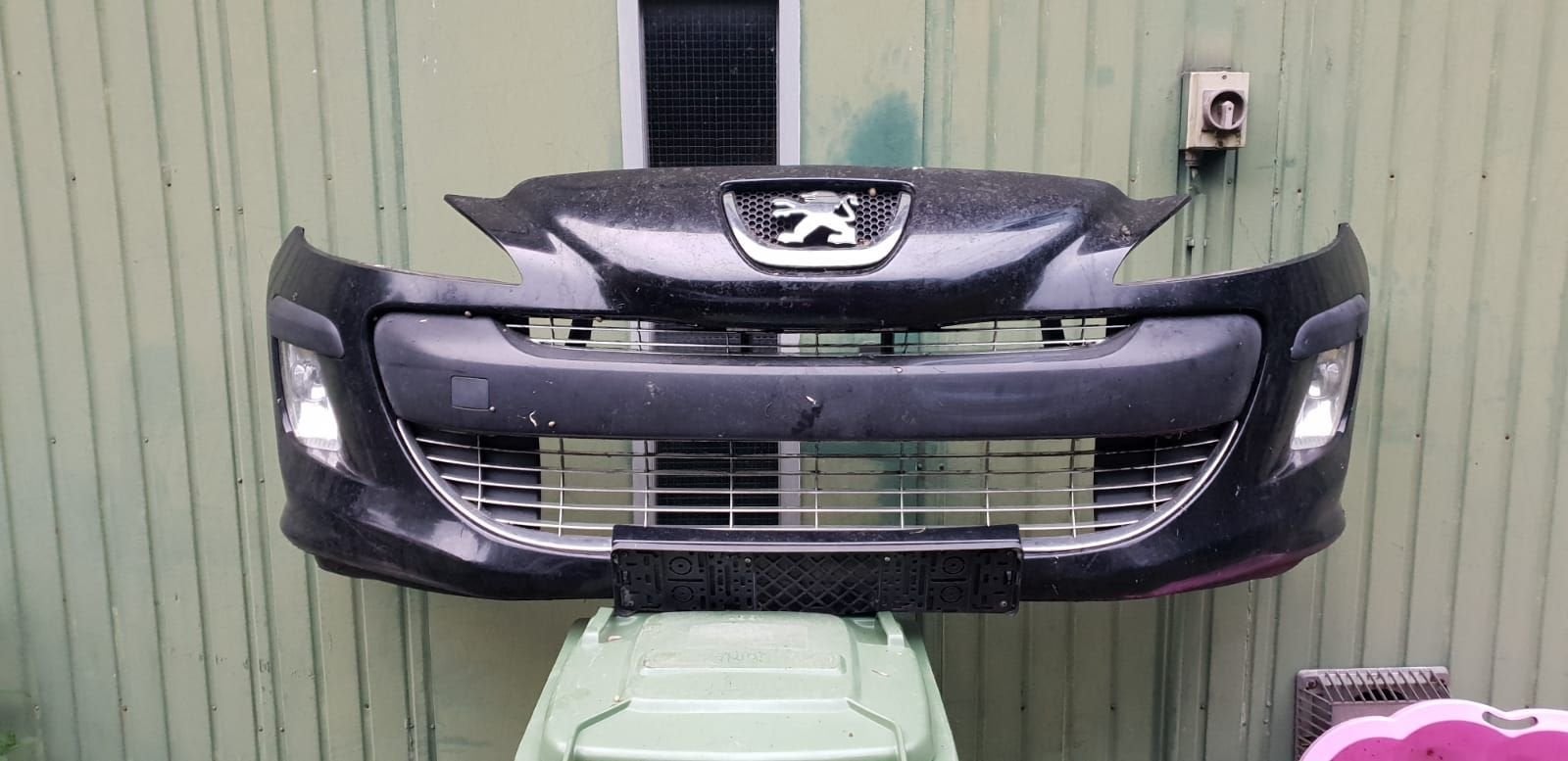 PEUGEOT 308 VOORBUMPER +MISTLAMPEN BJ 2007, Autos : Pièces & Accessoires, Carrosserie & Tôlerie, -, Utilisé, -, Avant