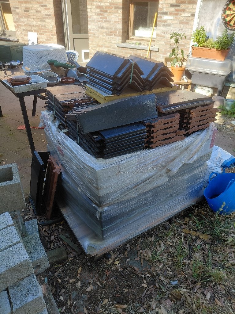 Dakpannen wienerberger koramic 140 stuks, Doe-het-zelf en Bouw, Ophalen, Nieuw, Dakpannen