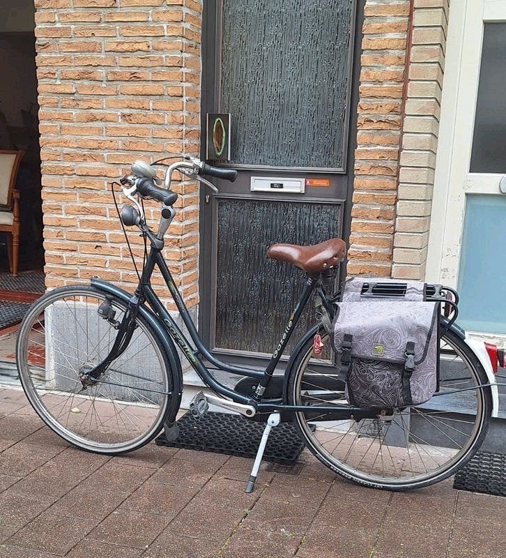 ◼️Stevige damensfiets merk Gazelle met tas, Fietsen en Brommers, Ophalen, Gebruikt, Versnellingen, Gazelle