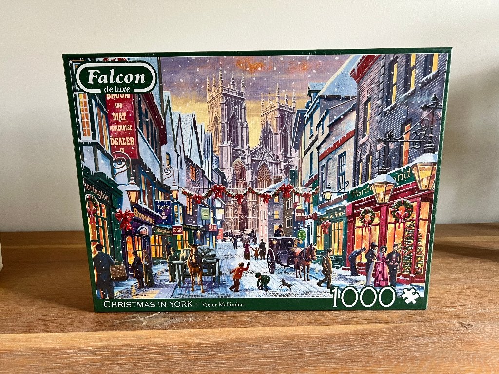 Puzzel Falcon de Luxe - Christmas in York, Ophalen of Verzenden, 500 t/m 1500 stukjes, Nieuw, Legpuzzel