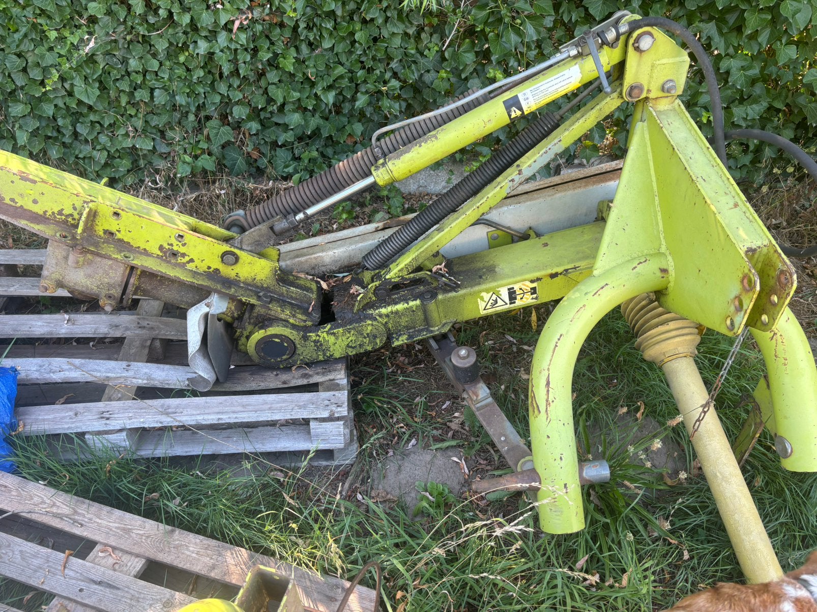 Claas maaier, Ophalen, Gebruikt