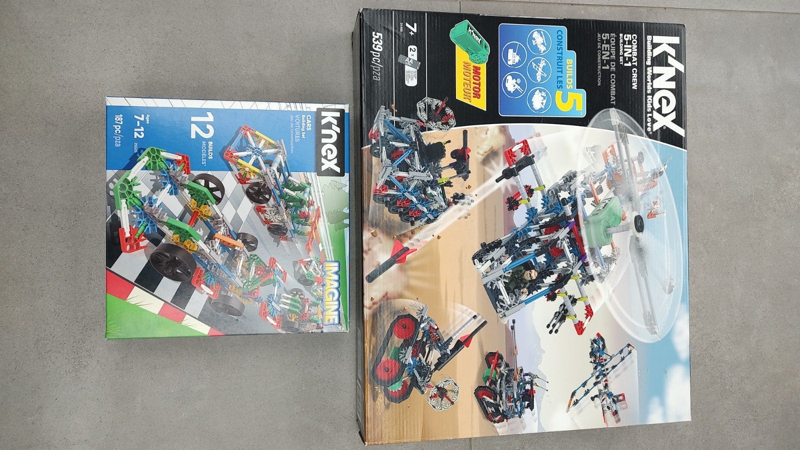Knex bouwset, Ophalen