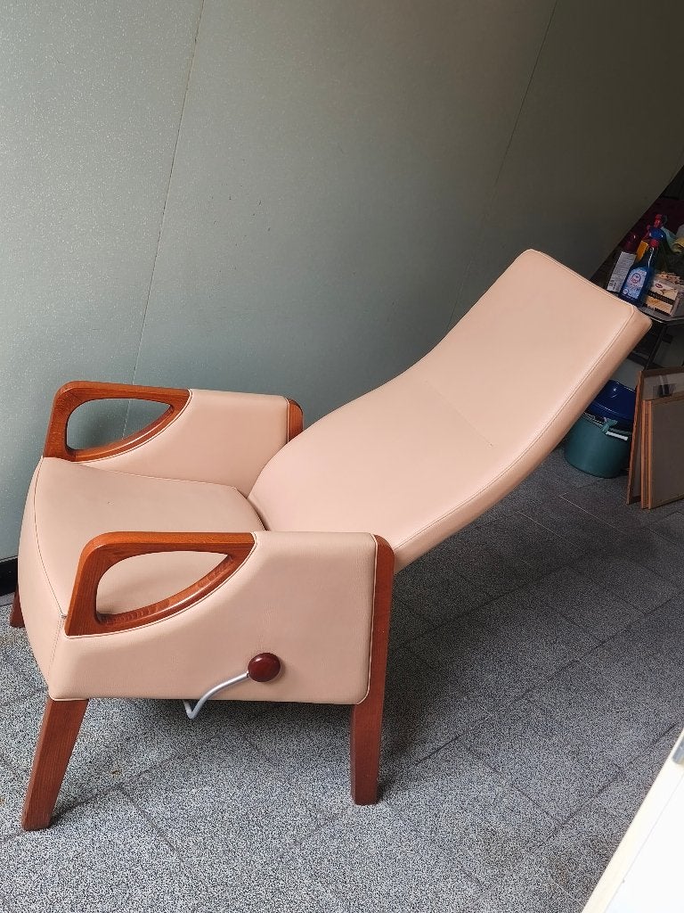 Relax - Leder - Hout, Ophalen, Gebruikt, Hout