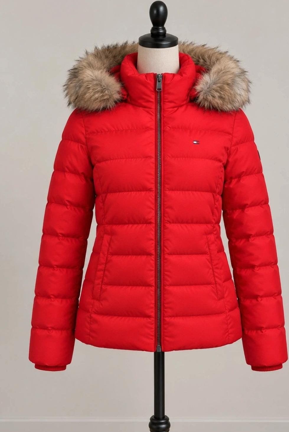Tommy Hilfiger jas mooi rood S, Ophalen of Verzenden