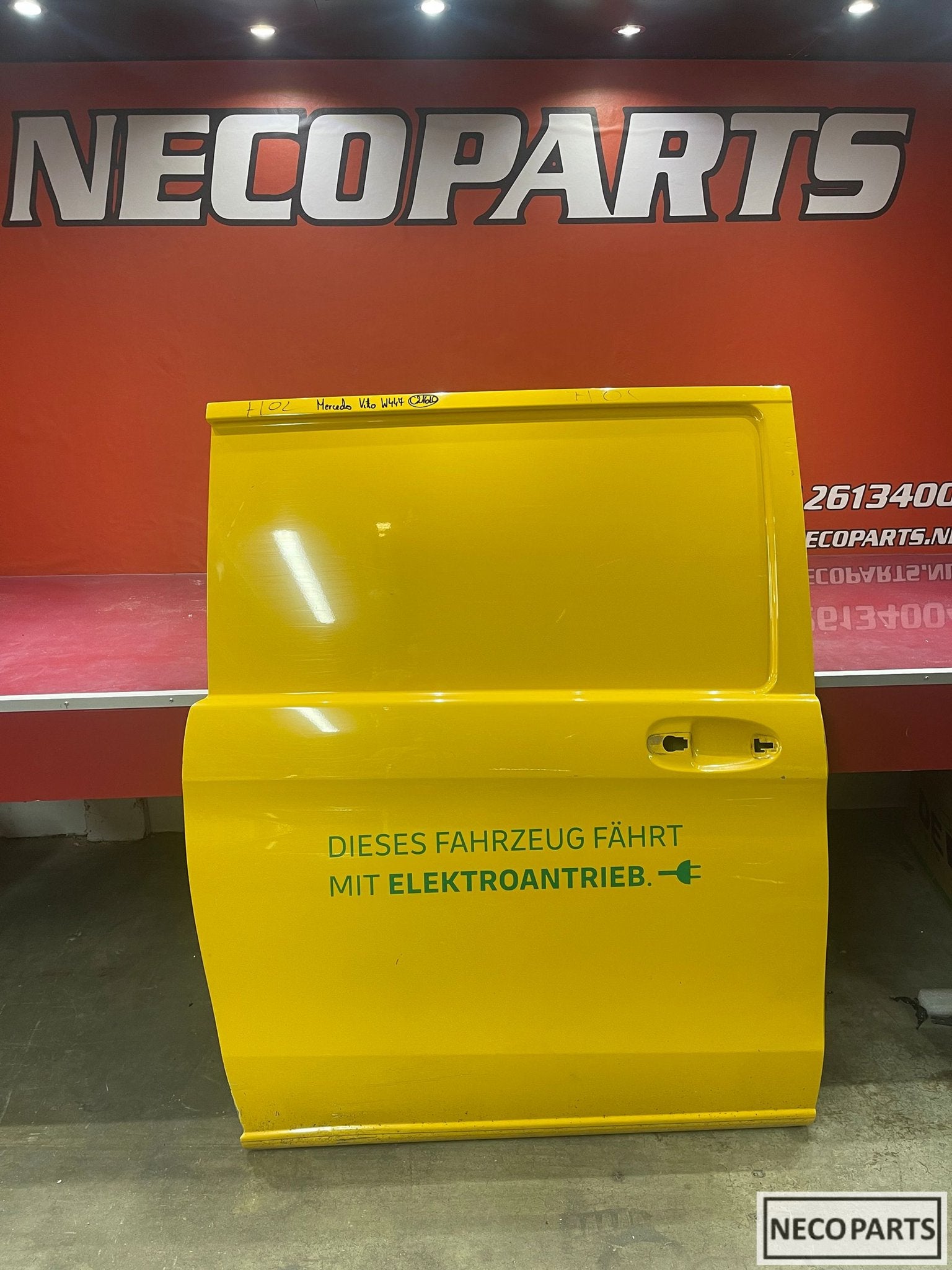 MERCEDES VITO W447 SCHUIFDEUR DEUR PORTIER ALLES LEVERBAAR, Arrière, Haillon arrière, Utilisé, -