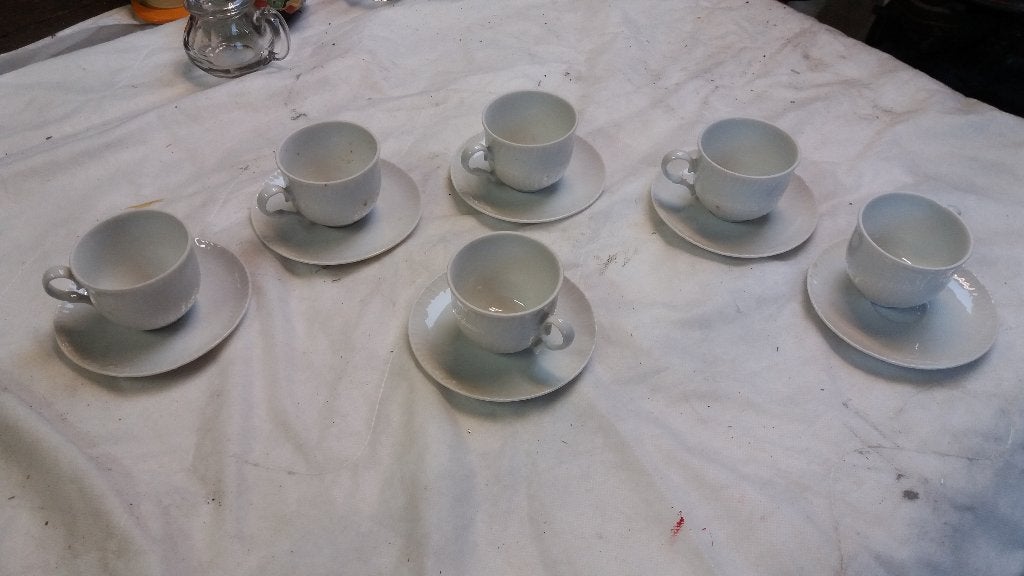 koffie tassen set vintage, Antiek en Kunst, Ophalen of Verzenden