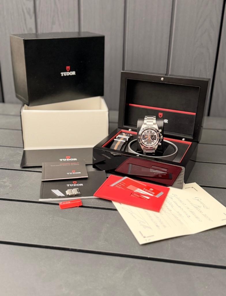 Tudor Heritage Chrono - Cadran gris&ensemble complet 70300N, Bijoux, Sacs & Beauté, Montres | Hommes, Montre-bracelet, Autres marques