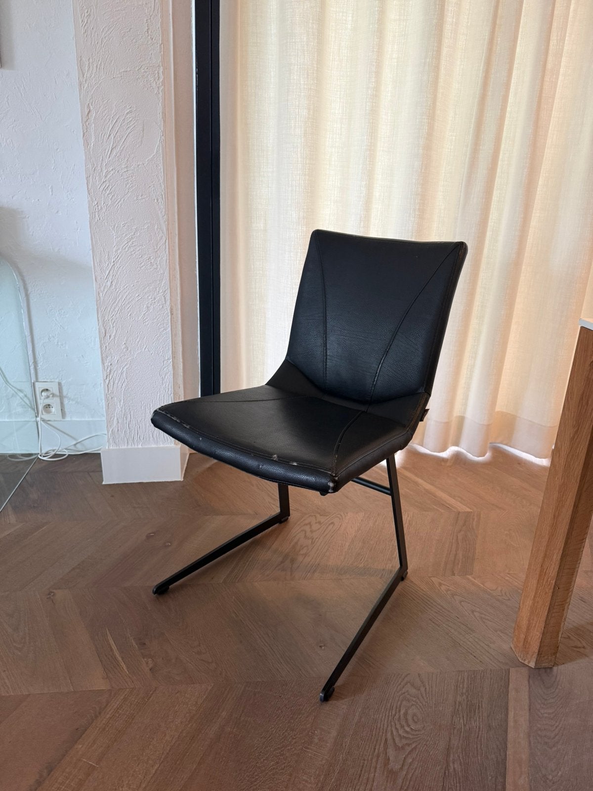 Eetkamer stoelen, Huis en Inrichting, Stoelen, Ophalen, Gebruikt, Zwart, Modern