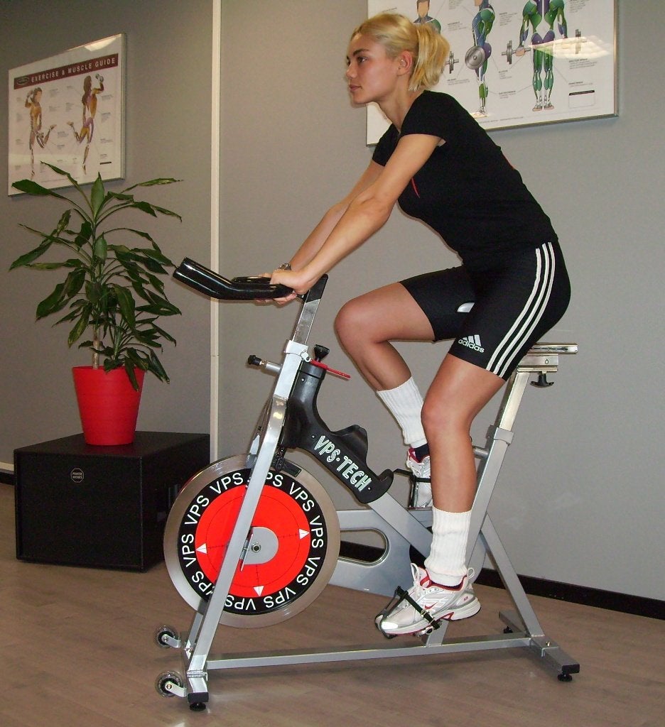 Spinningfiets VPS Tech, Sports & Fitness, Enlèvement, Utilisé, Métal, Vélo de spinning