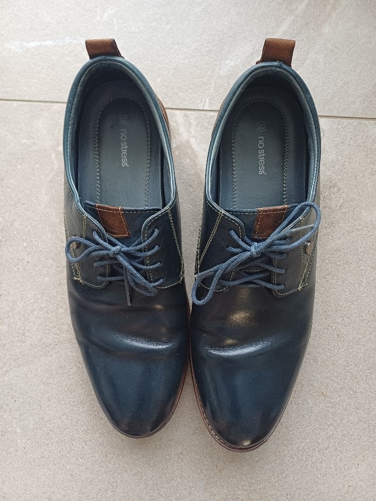 No Stress - chaussures à lacets en cuir (taille 45), Vêtements | Hommes, Chaussures, No Stress, Enlèvement ou Envoi, Chaussures à lacets