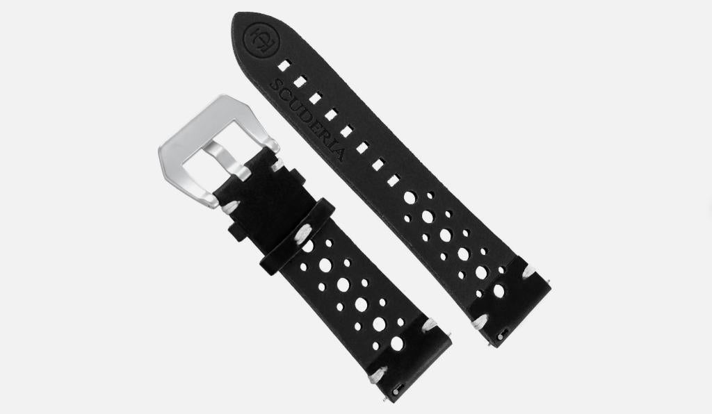 CT Scuderia 26mm vintage lederen armband, Enlèvement ou Envoi, Neuf, Montre-bracelet, Cuir