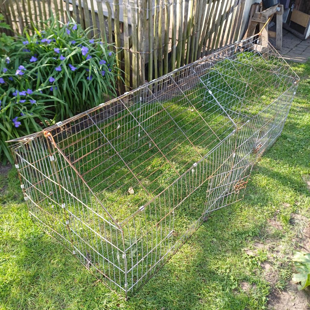 konijnenhok/ren  voor in de tuin 180x75x75 cm GERESERVEERD, Dieren en Toebehoren, Knaagdieren en Konijnen | Hokken en Kooien, Gebruikt