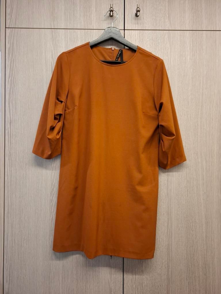 Robe Imperial XS/S couleur rouille avec ceinture, Enlèvement, Imperial, Taille 34 (XS) ou plus petite, Porté