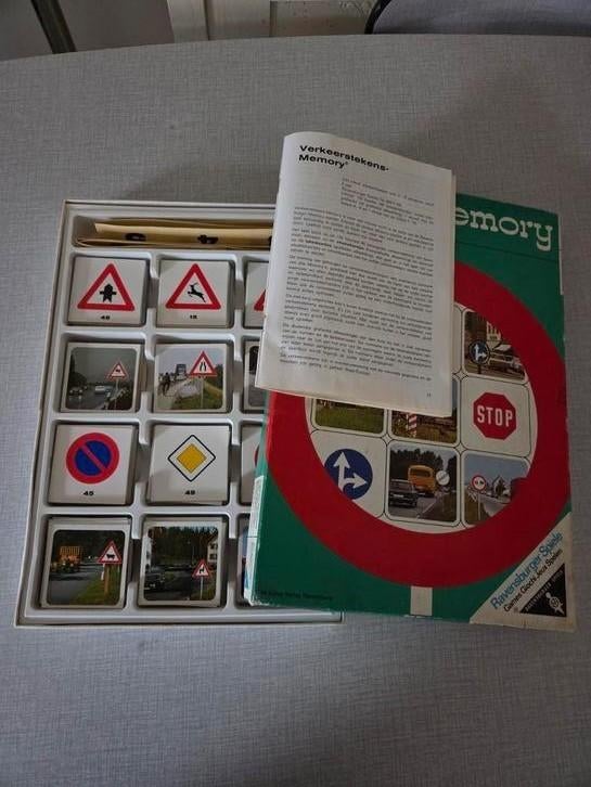 Vintage 70's memoryspel., Hobby en Vrije tijd, Gezelschapsspellen | Overige, Een of twee spelers, Ophalen of Verzenden, Zo goed als nieuw