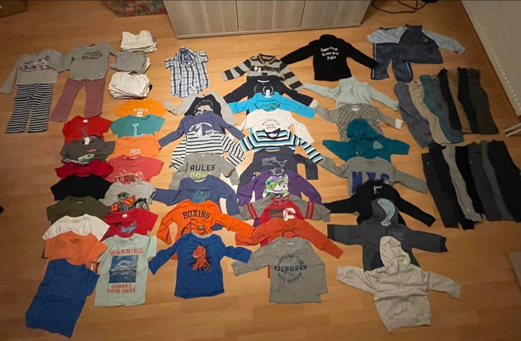 Lot 78 vêtements garçon taille 98, Enlèvement, Utilisé, Taille 98