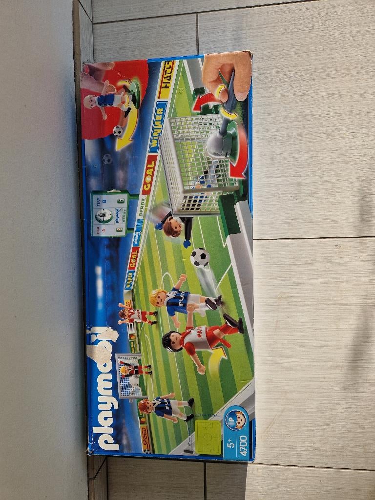 Stade de foot Playmobil 4700, Kinderen en Baby's, Speelgoed | Playmobil, Ophalen, Zo goed als nieuw, Complete set