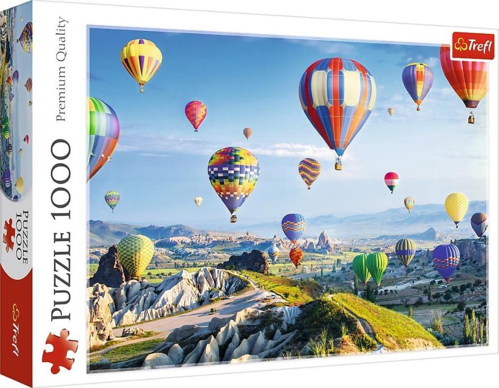 puzzel met luchtballonnen  1000 st., Hobby en Vrije tijd, Ophalen of Verzenden, 500 t/m 1500 stukjes, Zo goed als nieuw, Legpuzzel